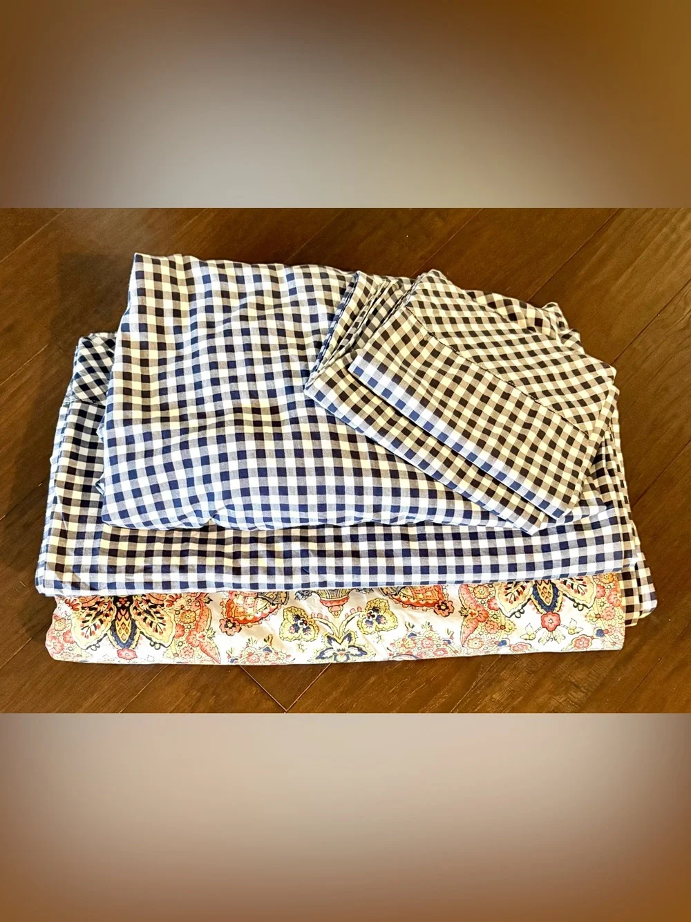 🔵 POTTERY BARN QUEEN DUVET SHEET SET FLORENTINE PAISLEY - EXCELLENT CONDITION 🔵